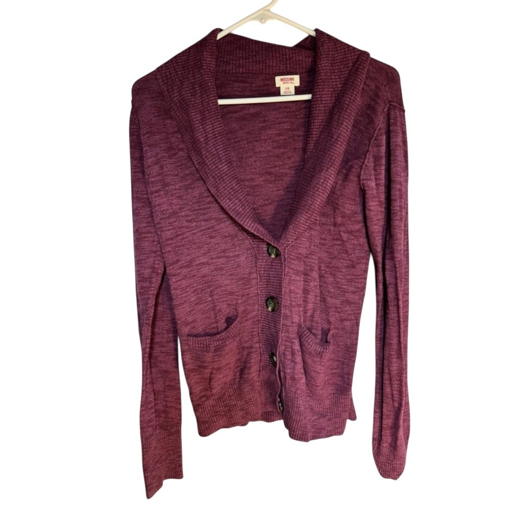 Mossimo Supply Co. Women's Purple Cardigan Sweater